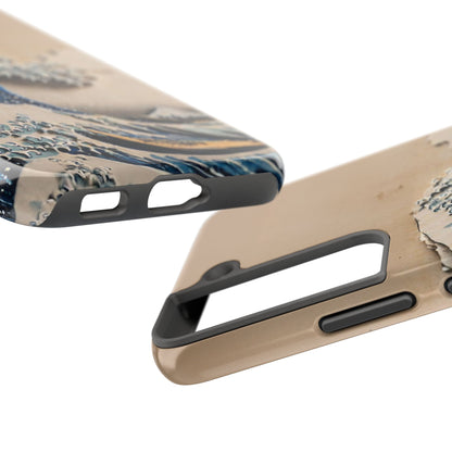 Japanese Great Wave Phone Case | Hokusai Katsushika 3D Art | Edo Era Masterpiece | Fuji Mountain