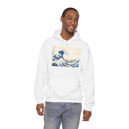 Great Wave off Kanagawa Hoodie - Hokusai Japanese Ukiyo-e Unisex Sweatshirt