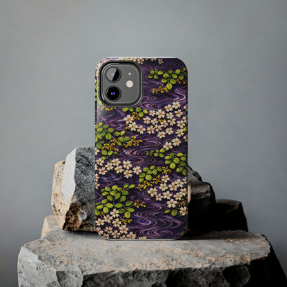 Sakura River Phone Case – Japanese Chiyogami Inspired Design