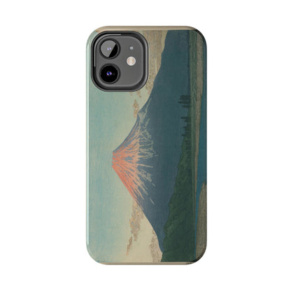 Red Fuji Japanese Ukiyo-e Phone Case - Hokusai Mount Fuji Art Cover