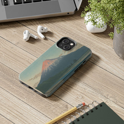 Red Fuji Japanese Ukiyo-e Phone Case - Hokusai Mount Fuji Art Cover
