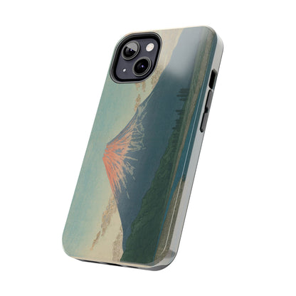 Red Fuji Japanese Ukiyo-e Phone Case - Hokusai Mount Fuji Art Cover