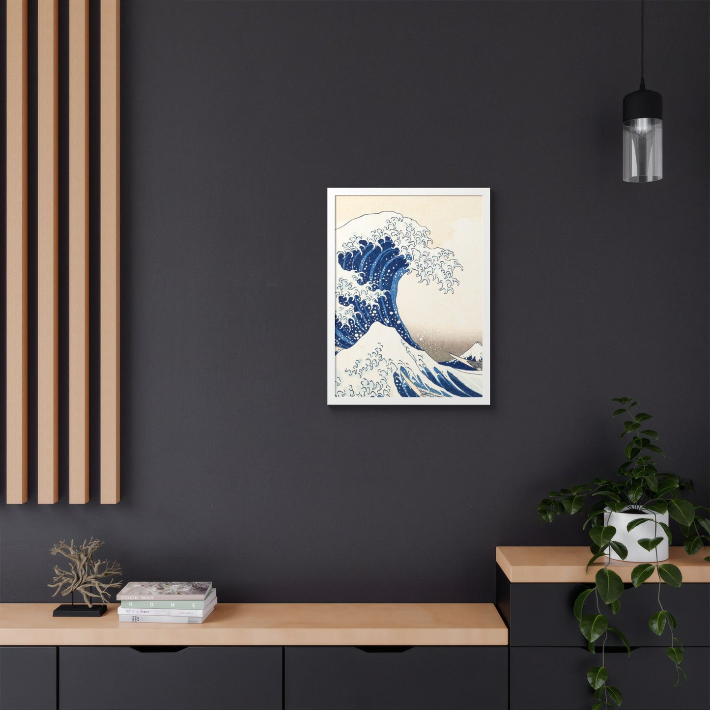 Great Wave off Kanagawa Framed Poster - Hokusai Japanese Ukiyo-e Wall Art