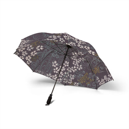 Meiji Umbrella Tales | "Zuan Hyakushu" Sakura & Flowing Water Umbrella | Japanese Art 1901