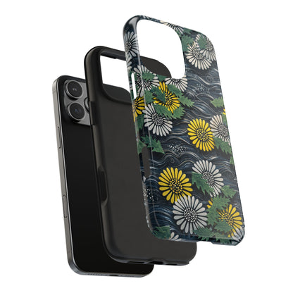 Japanese Dandelion Moonlight Tough Phone Case | Kamisaka Sekka 1901 | Meiji Era Art