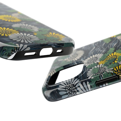 Japanese Dandelion Moonlight Tough Phone Case | Kamisaka Sekka 1901 | Meiji Era Art