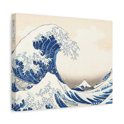 Great Wave off Kanagawa Canvas Print - Hokusai Japanese Ukiyo-e Wall Art