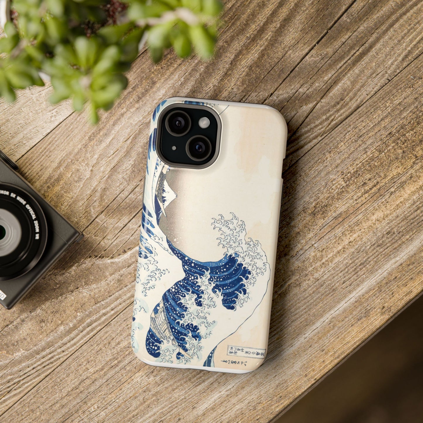 Hokusai "The Great Wave" Shockproof Phone Case | Edo Era Japanese Ukiyo-e Art | Dual Layer Protection