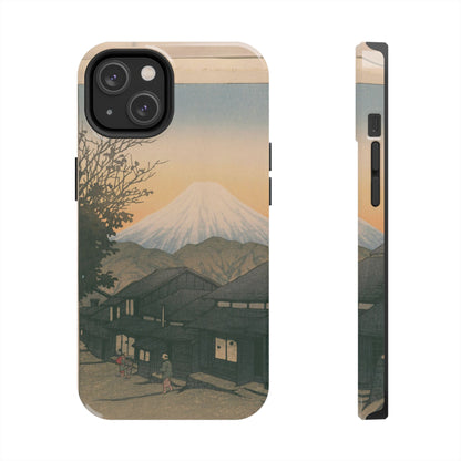 Kawase Hasui "Yuicho Village & Mount Fuji" Phone Case | 1935 Japanese Woodblock Art | Shin-Hanga