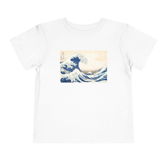 Great Wave off Kanagawa Toddler T-Shirt - Hokusai Japanese Art Kids Tee