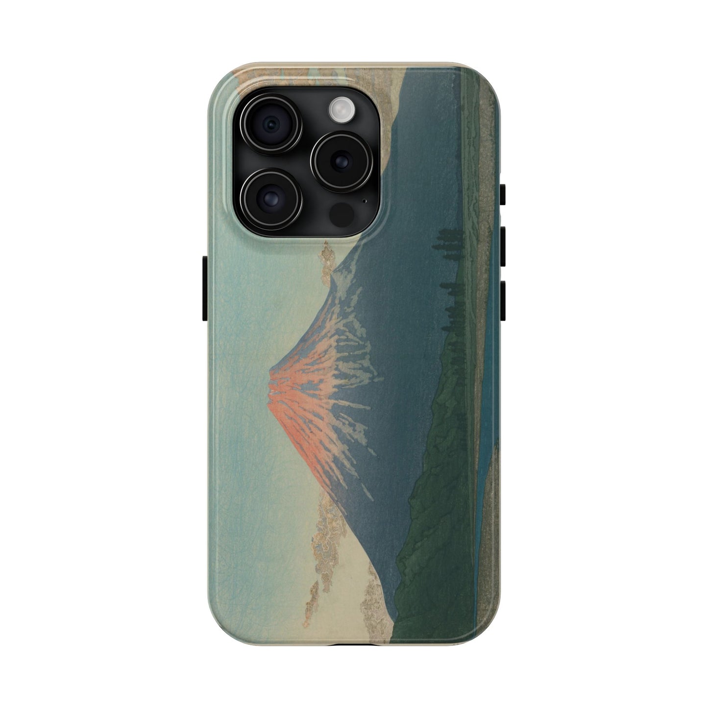 Red Fuji Japanese Ukiyo-e Phone Case - Hokusai Mount Fuji Art Cover