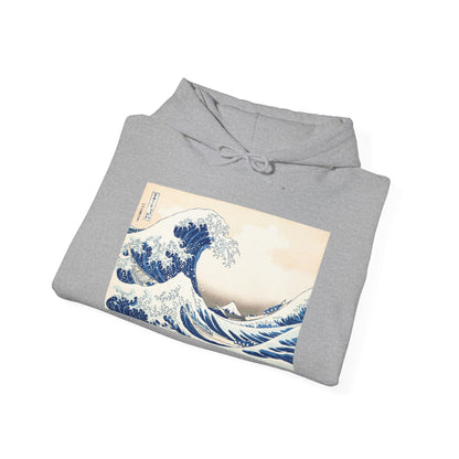 Great Wave off Kanagawa Hoodie - Hokusai Japanese Ukiyo-e Unisex Sweatshirt