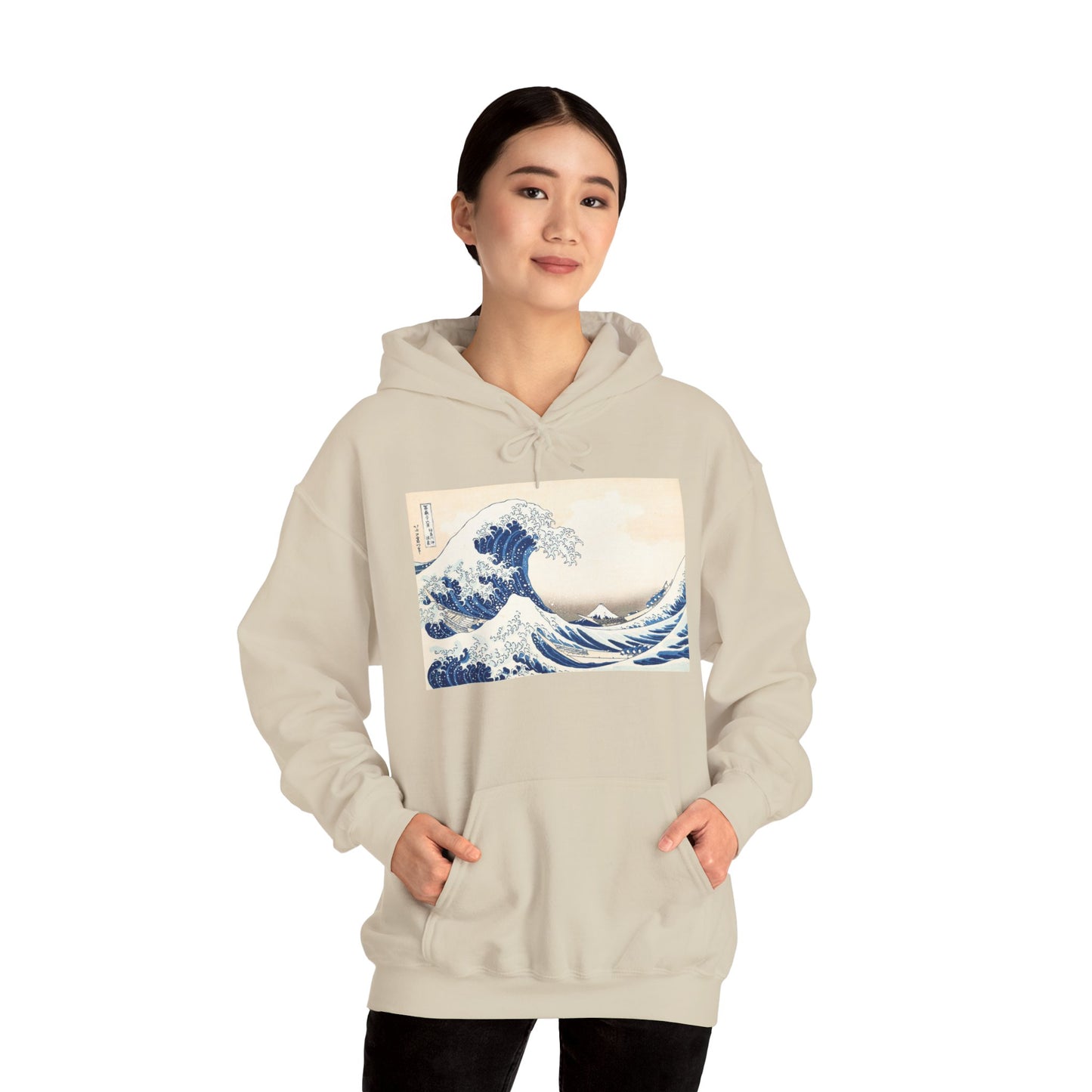 Great Wave off Kanagawa Hoodie - Hokusai Japanese Ukiyo-e Unisex Sweatshirt