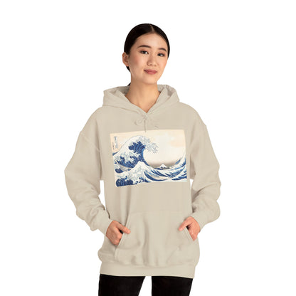 Great Wave off Kanagawa Hoodie - Hokusai Japanese Ukiyo-e Unisex Sweatshirt