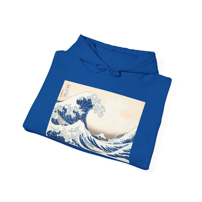 Great Wave off Kanagawa Hoodie - Hokusai Japanese Ukiyo-e Unisex Sweatshirt