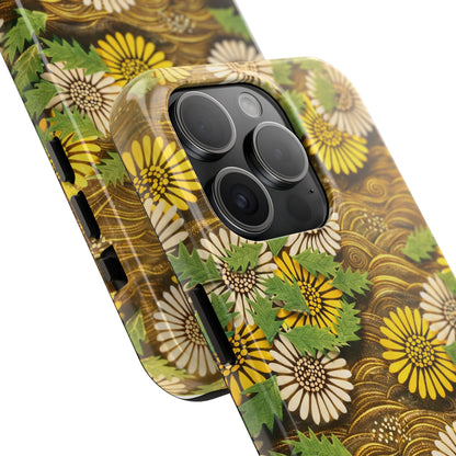 Japanese Dandelion Morning Glow Tough Phone Case | Kamisaka Sekka 1901 | Meiji Era Art