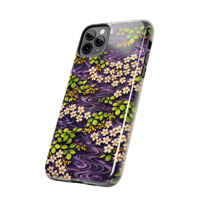 Sakura River Phone Case – Japanese Chiyogami Inspired Design