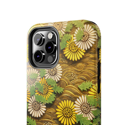 Japanese Dandelion Morning Glow Tough Phone Case | Kamisaka Sekka 1901 | Meiji Era Art