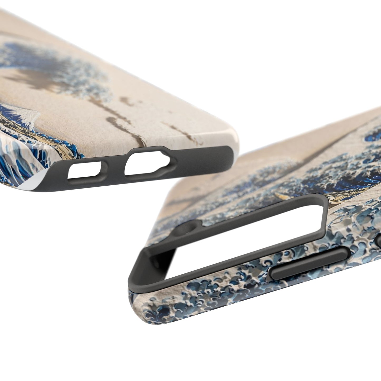 Great Wave 3D Embossed Tough Phone Case – Hokusai Japanese Art