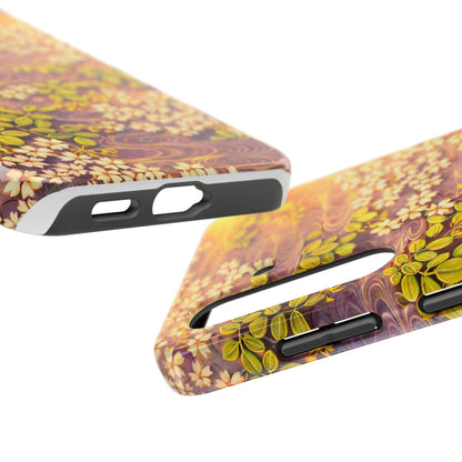 Sakura River Morning Light Phone Case – Japanese Chiyogami Inspired