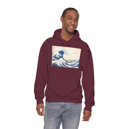 Great Wave off Kanagawa Hoodie - Hokusai Japanese Ukiyo-e Unisex Sweatshirt