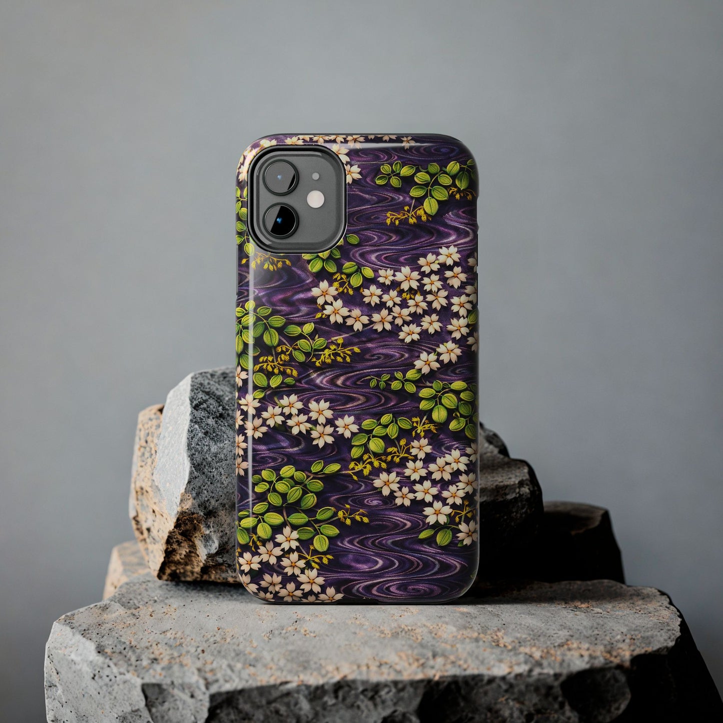 Sakura River Phone Case – Japanese Chiyogami Inspired Design