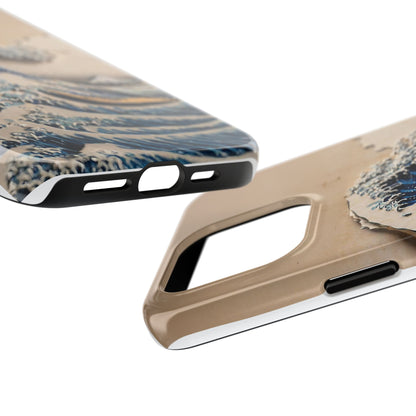 Japanese Great Wave Phone Case | Hokusai Katsushika 3D Art | Edo Era Masterpiece | Fuji Mountain
