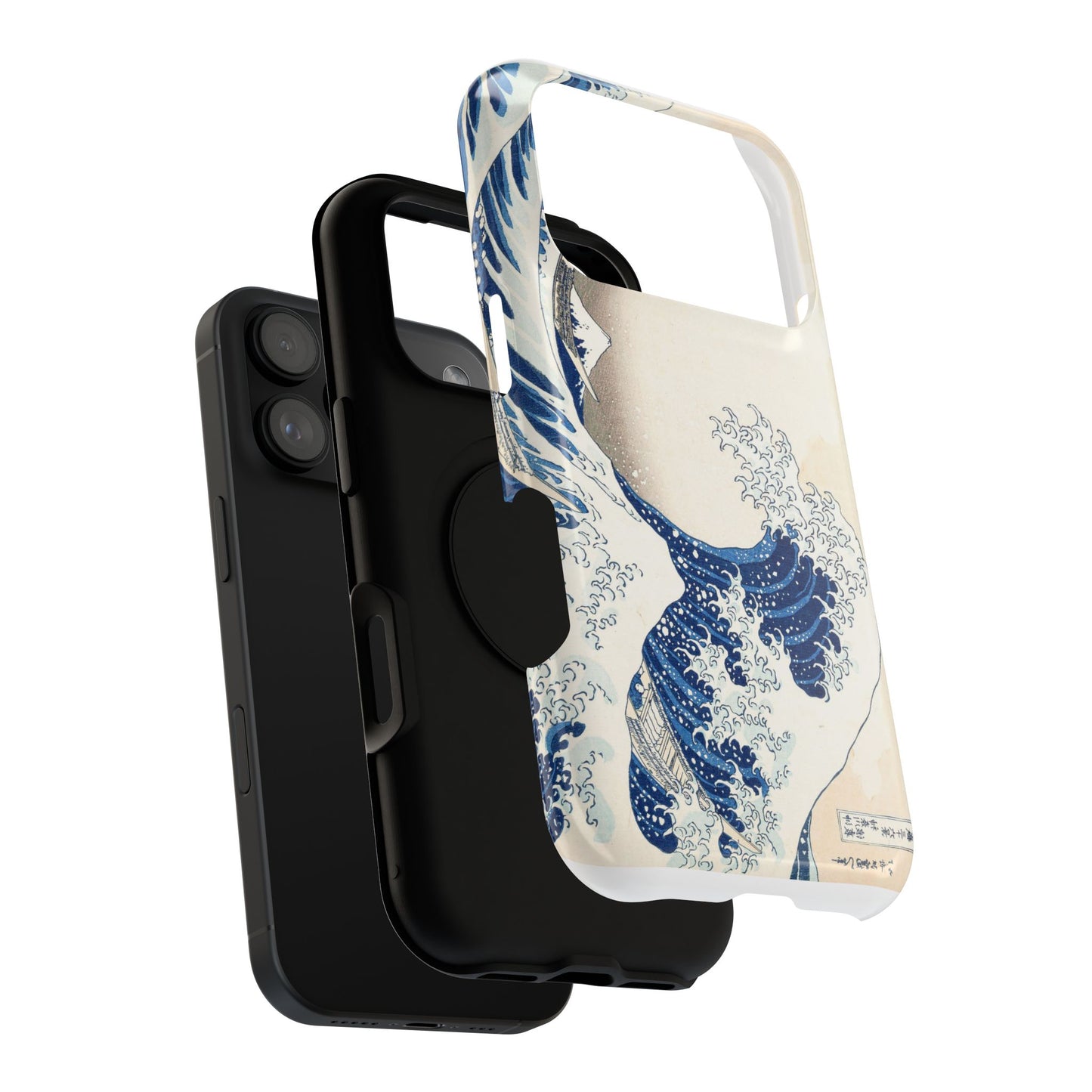 Hokusai "The Great Wave" Shockproof Phone Case | Edo Era Japanese Ukiyo-e Art | Dual Layer Protection
