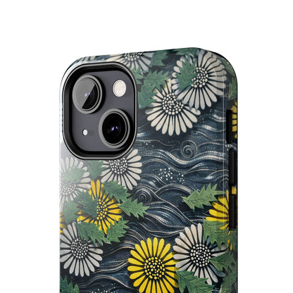 Japanese Dandelion Moonlight Tough Phone Case | Kamisaka Sekka 1901 | Meiji Era Art