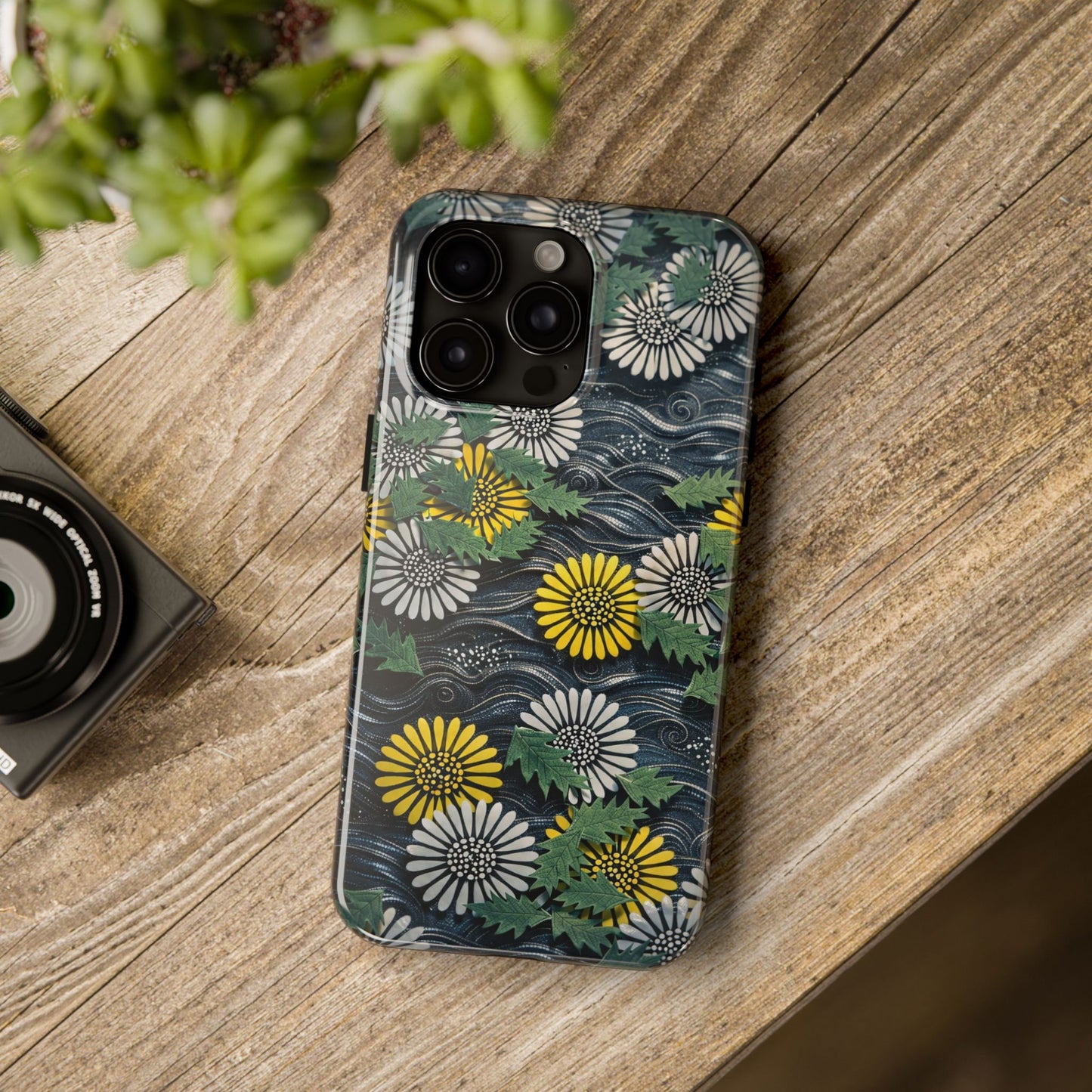 Japanese Dandelion Moonlight Tough Phone Case | Kamisaka Sekka 1901 | Meiji Era Art