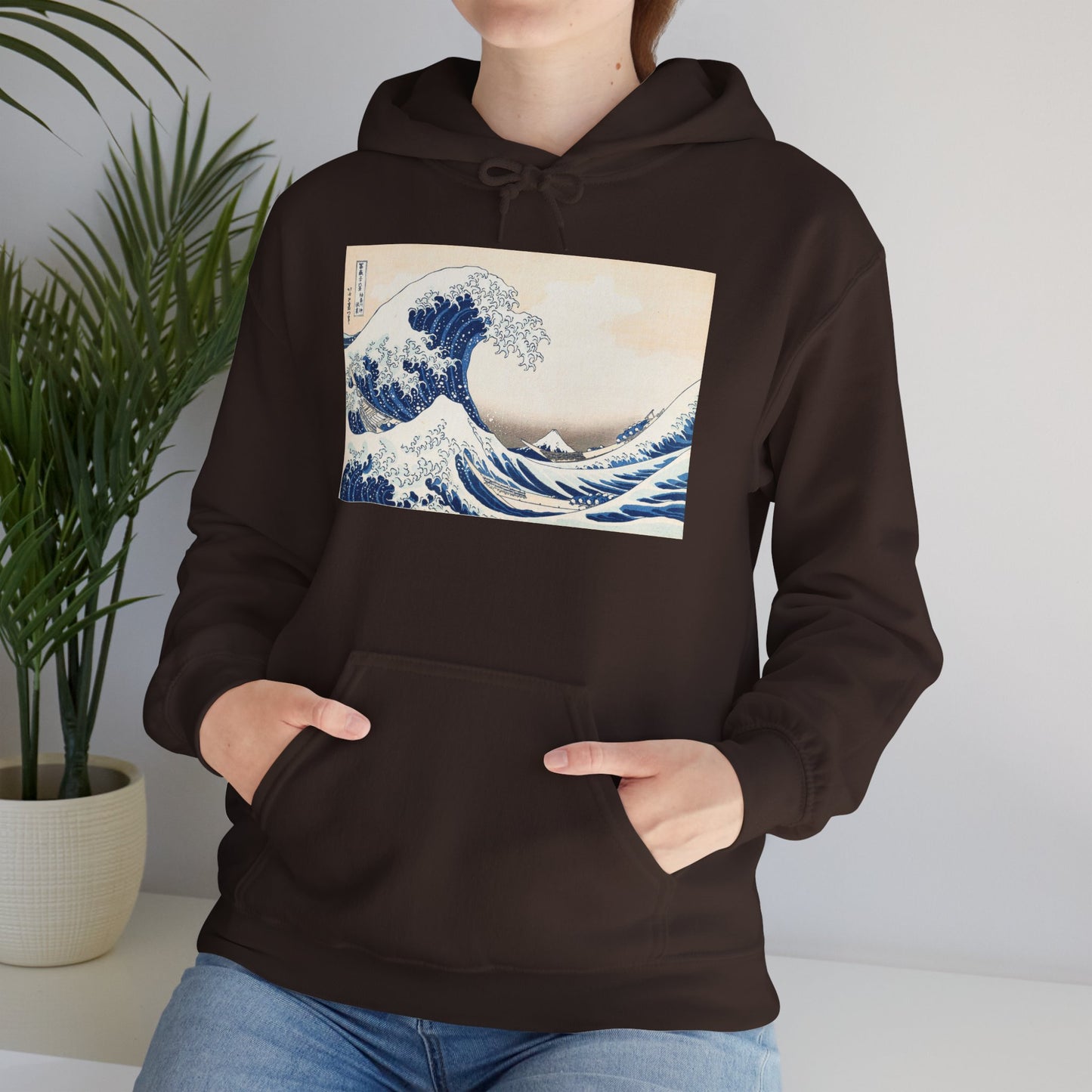 Great Wave off Kanagawa Hoodie - Hokusai Japanese Ukiyo-e Unisex Sweatshirt