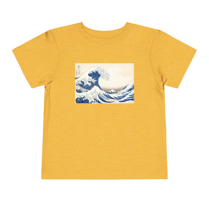 Great Wave off Kanagawa Toddler T-Shirt - Hokusai Japanese Art Kids Tee