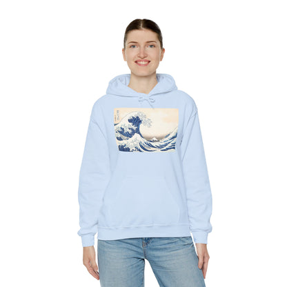 Great Wave off Kanagawa Hoodie - Hokusai Japanese Ukiyo-e Unisex Sweatshirt