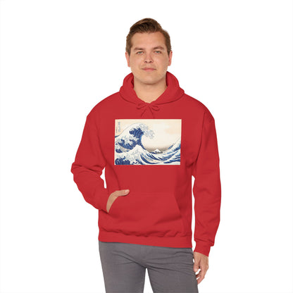 Great Wave off Kanagawa Hoodie - Hokusai Japanese Ukiyo-e Unisex Sweatshirt