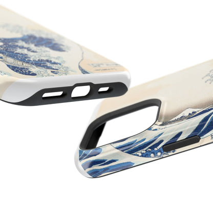 Hokusai "The Great Wave" Shockproof Phone Case | Edo Era Japanese Ukiyo-e Art | Dual Layer Protection