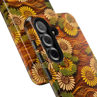 Japanese Dandelion Sunset Glow Tough Phone Case | Kamisaka Sekka 1901 | Meiji Era Art