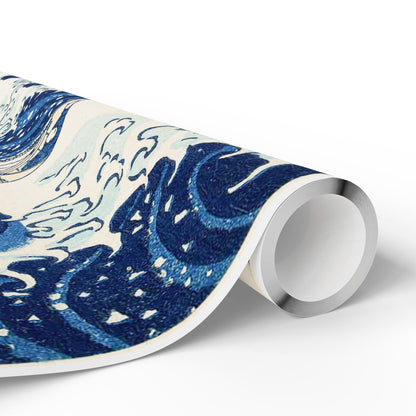 Great Wave off Kanagawa Wrapping Paper - Hokusai Japanese Ukiyo-e Gift Wrap