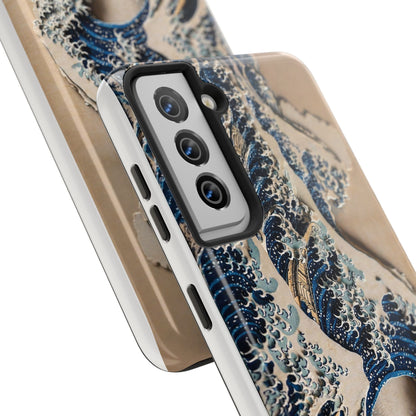 Great Wave 3D Shadow Relief Tough Phone Case – Hokusai Japanese Art