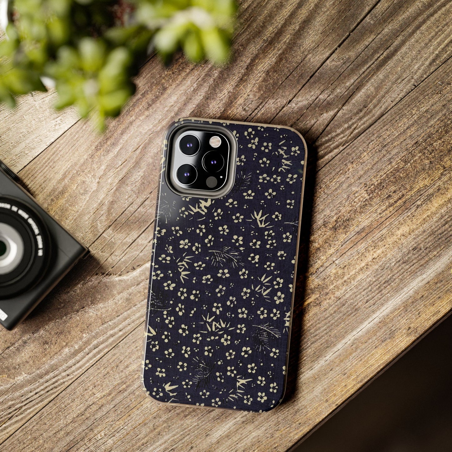 Taisho Era Shochikubai Phone Case | 1926 Pine, Bamboo & Plum | Japanese Chiyogami Art