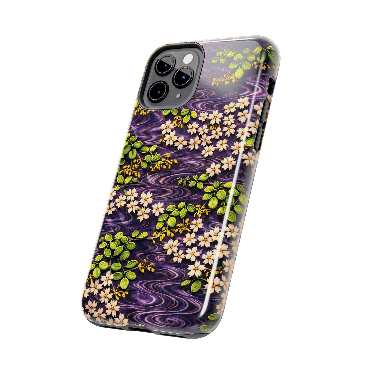 Sakura River Phone Case – Japanese Chiyogami Inspired Design