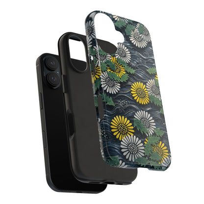 Japanese Dandelion Moonlight Tough Phone Case | Kamisaka Sekka 1901 | Meiji Era Art
