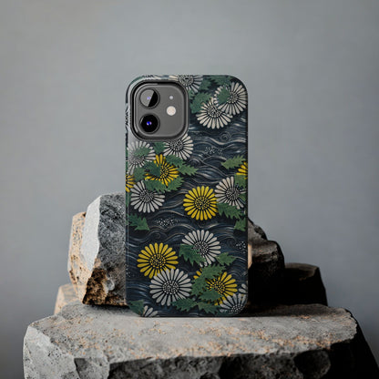 Japanese Dandelion Moonlight Tough Phone Case | Kamisaka Sekka 1901 | Meiji Era Art