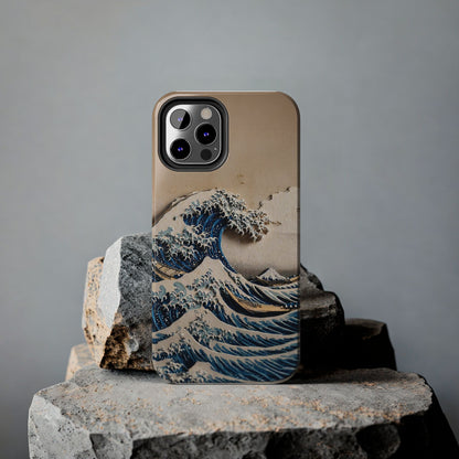 Japanese Great Wave Phone Case | Hokusai Katsushika 3D Art | Edo Era Masterpiece | Fuji Mountain