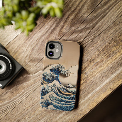 Japanese Great Wave Phone Case | Hokusai Katsushika 3D Art | Edo Era Masterpiece | Fuji Mountain