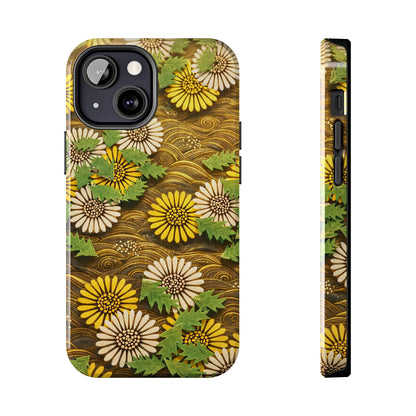 Japanese Dandelion Morning Glow Tough Phone Case | Kamisaka Sekka 1901 | Meiji Era Art