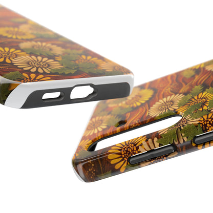 Japanese Dandelion Sunset Glow Tough Phone Case | Kamisaka Sekka 1901 | Meiji Era Art