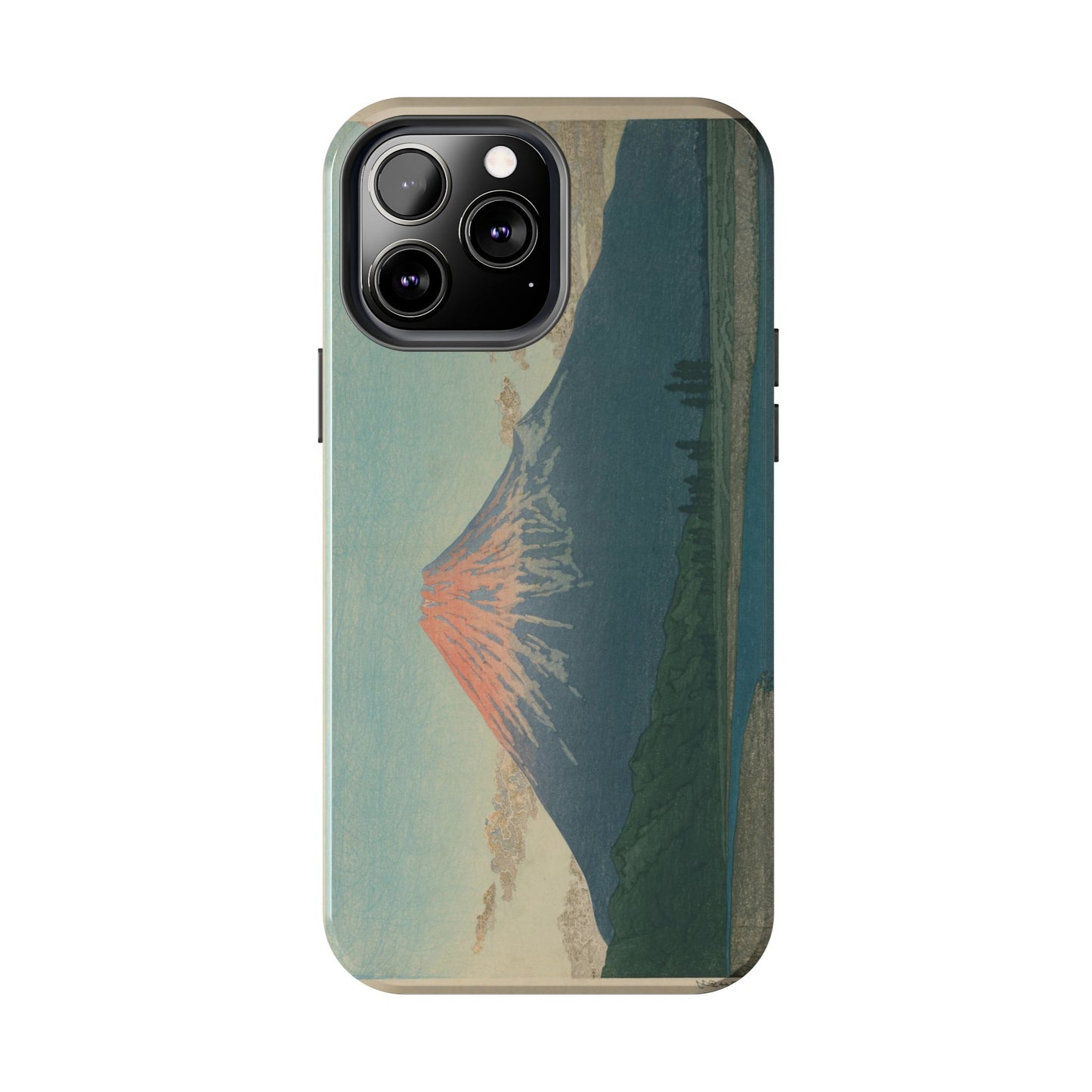 Red Fuji Japanese Ukiyo-e Phone Case - Hokusai Mount Fuji Art Cover