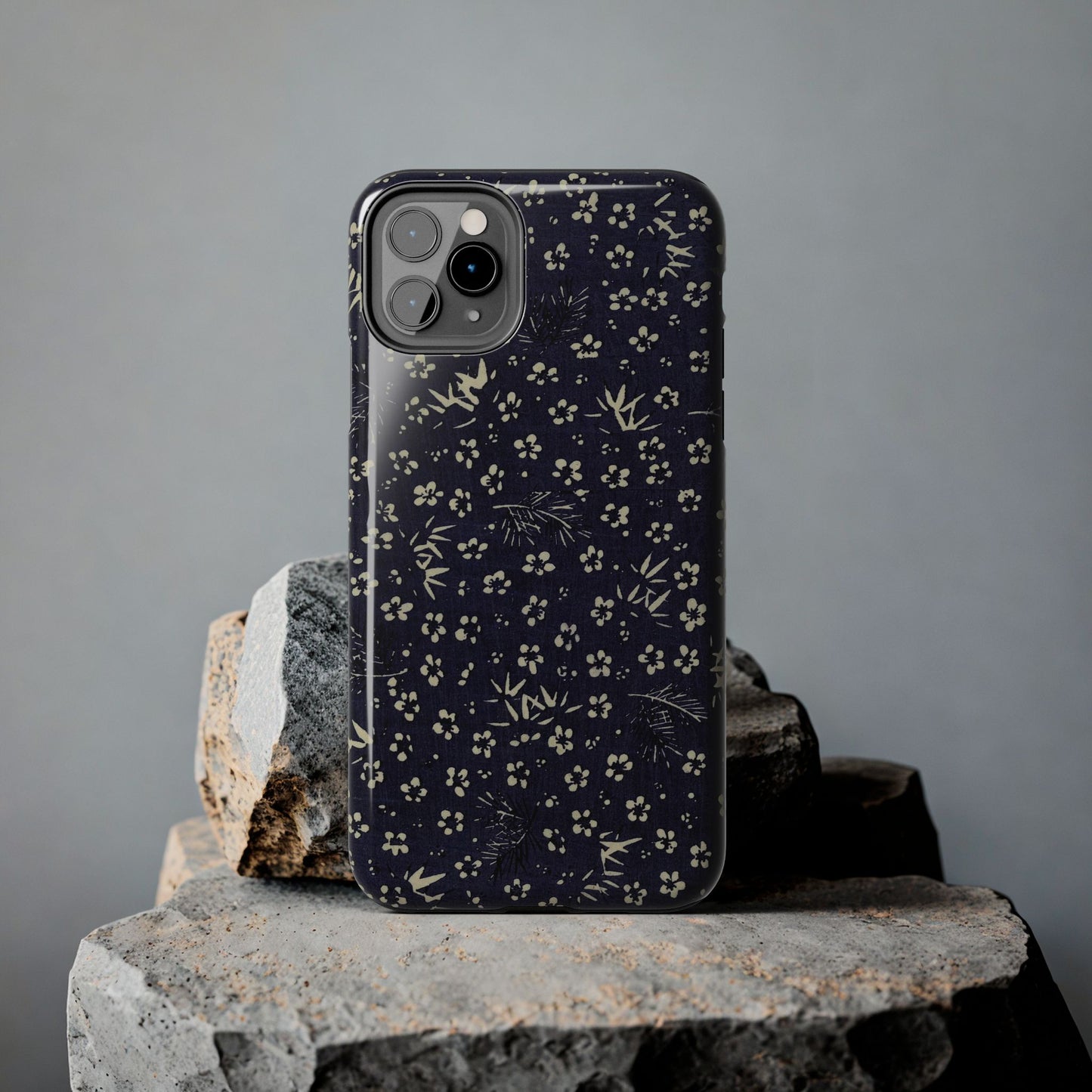 Taisho Era Shochikubai Phone Case | 1926 Pine, Bamboo & Plum | Japanese Chiyogami Art
