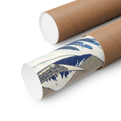 Hokusai Wave Matte Poster — The Great Wave Off Kanagawa Horizontal Print