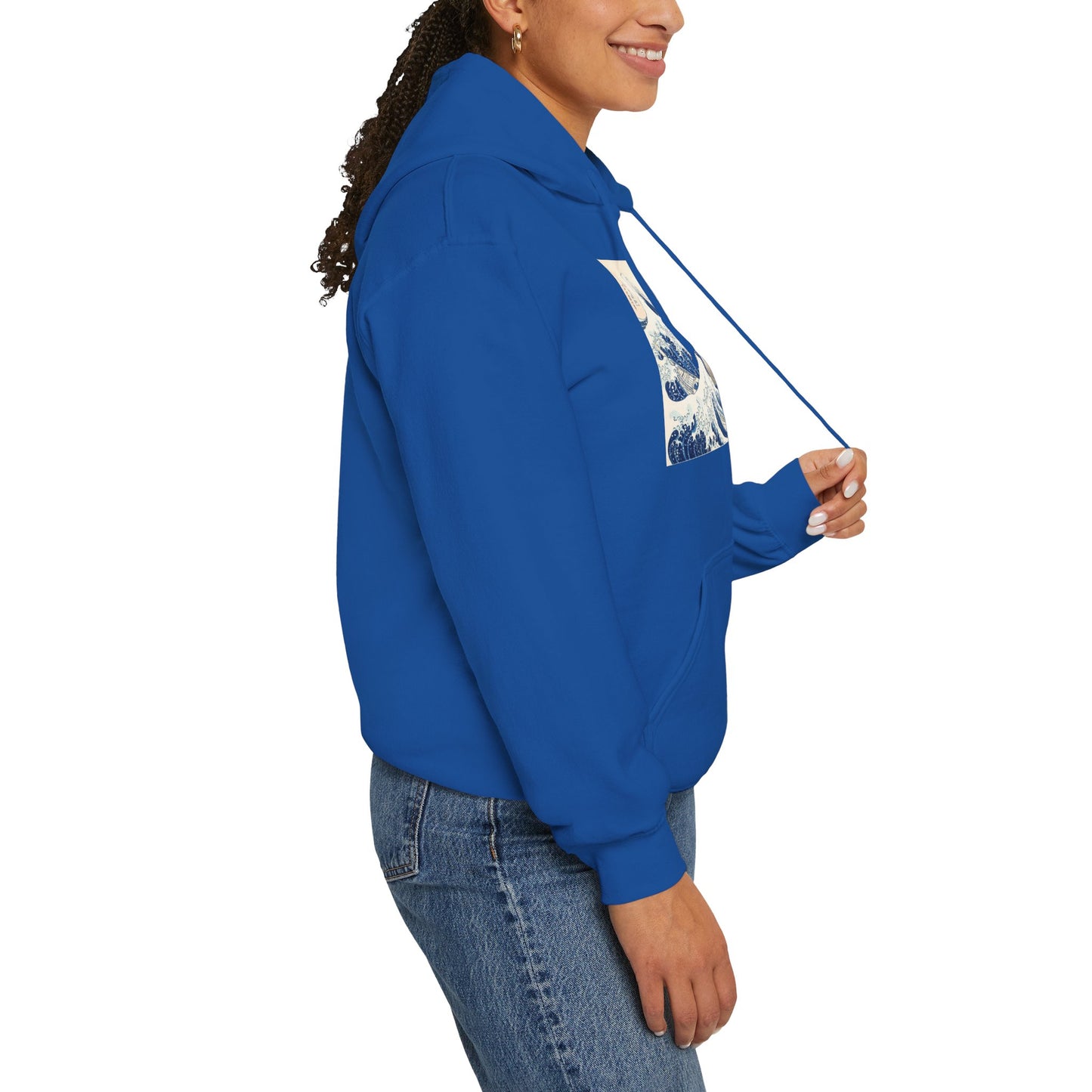 Great Wave off Kanagawa Hoodie - Hokusai Japanese Ukiyo-e Unisex Sweatshirt